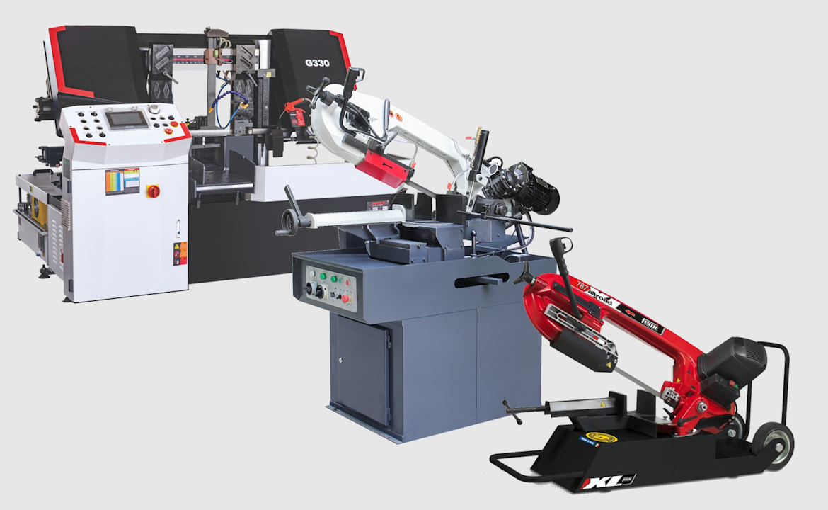 From the Small to the Mighty! A range of Bandsaw Machines, Industrial and Portable.